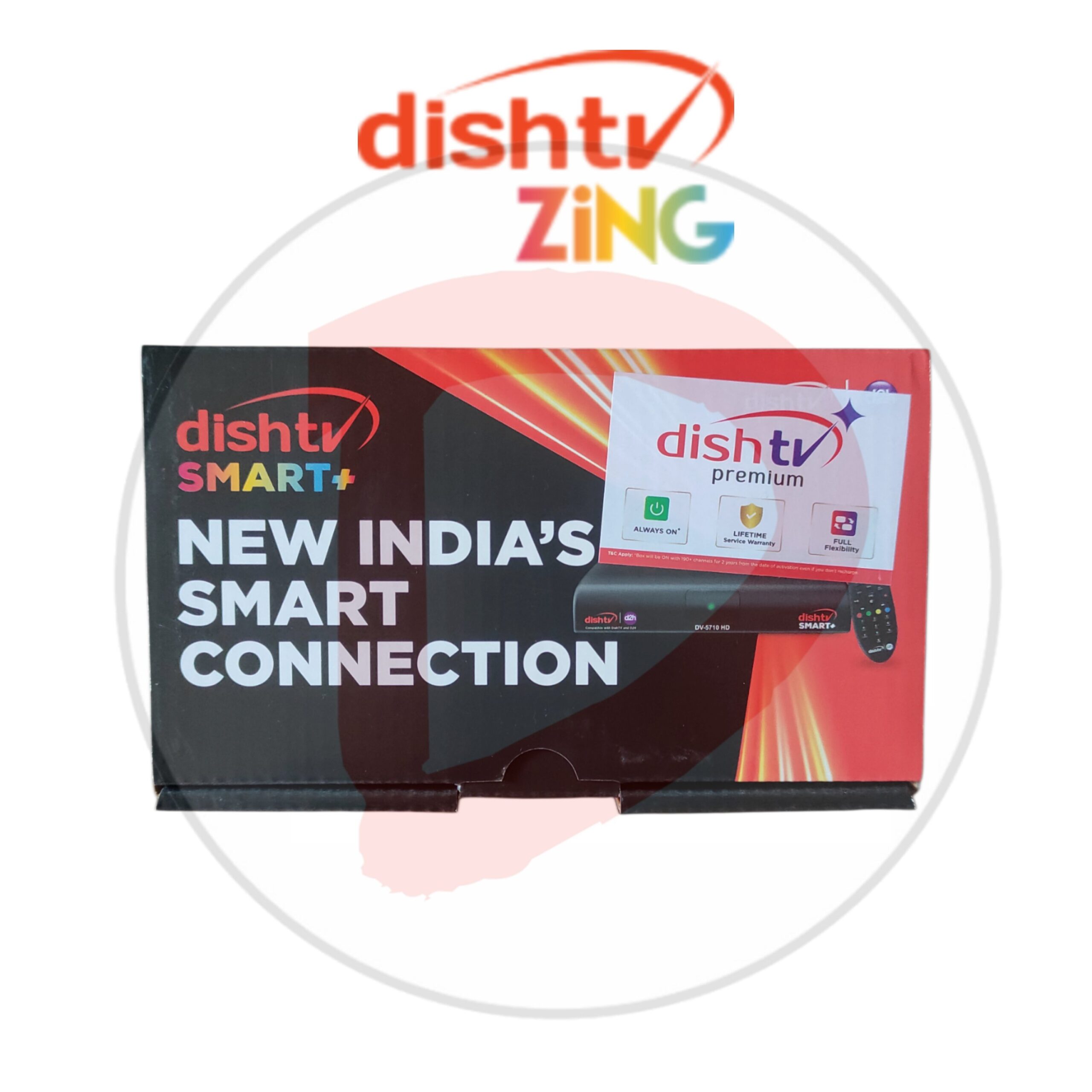 Zing Dish TV 5710 HD Box with 4 Years 300+ Channels FREE Buy online - Image 2