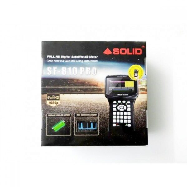 SOLID SF-810Pro Full HD Digital Satellite dB Meter buy online