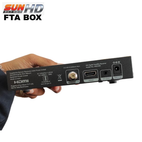 Sun Direct hd FTA Box